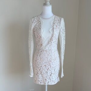 Tobi Lace bodycon mini dress